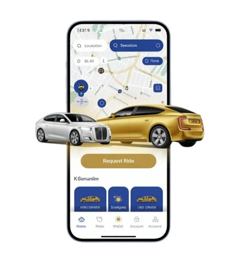 Chauffeur VTC King Driver en route vers le client